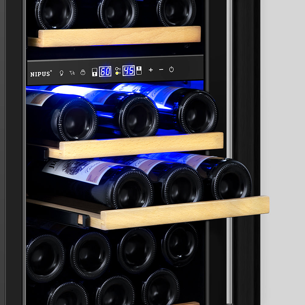 15" 30-Bottle Dual Zone Built-In Wine and Refrigerator