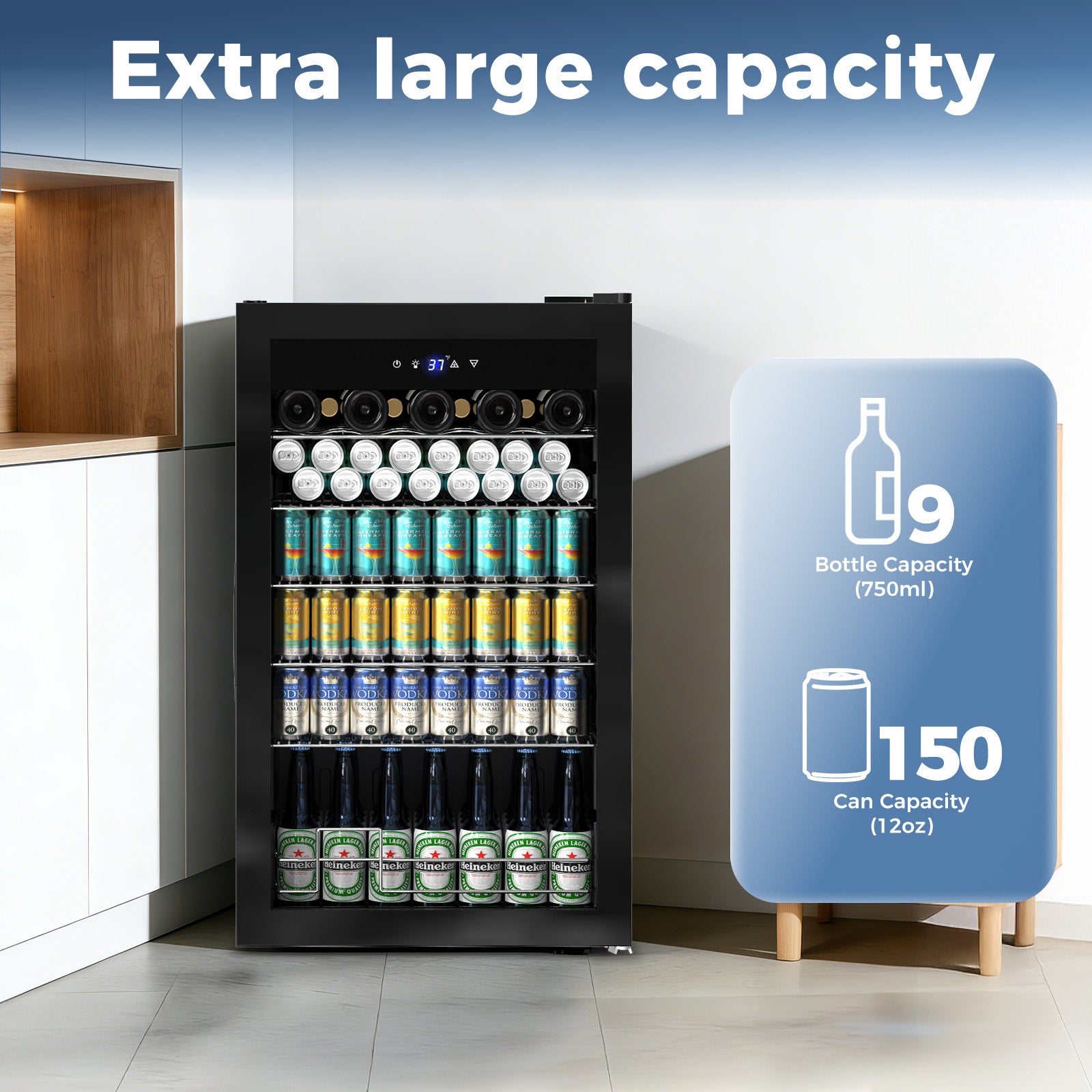 Single Zone Wine Cooler | Built-in | Tylza