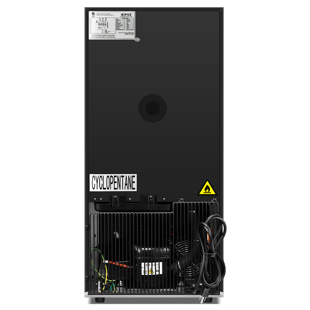 15" Dual Zone 30-Bottle Wine Cooler Silver - Tylza