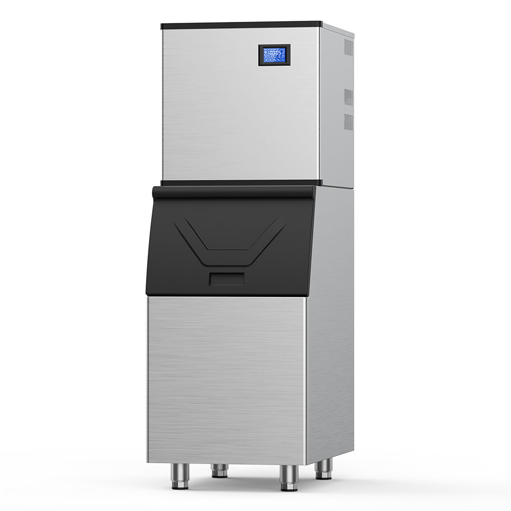 22 in. 600 lbs. Stainless Steel Split Commercial Ice Maker - Tylza