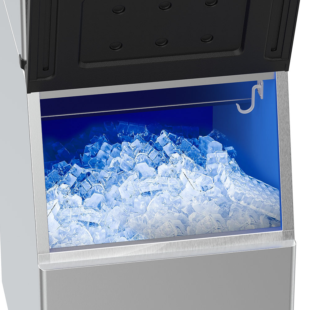 22 in. 600 lbs. Stainless Steel Split Commercial Ice Maker - Tylza