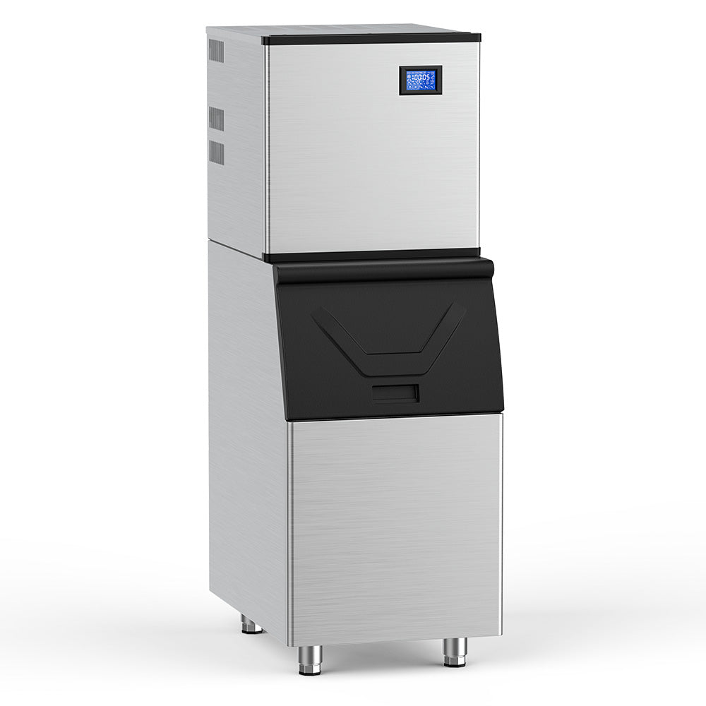 22.3 in. 420 lbs. Stainless Steel Split Commercial Ice Maker - Tylza