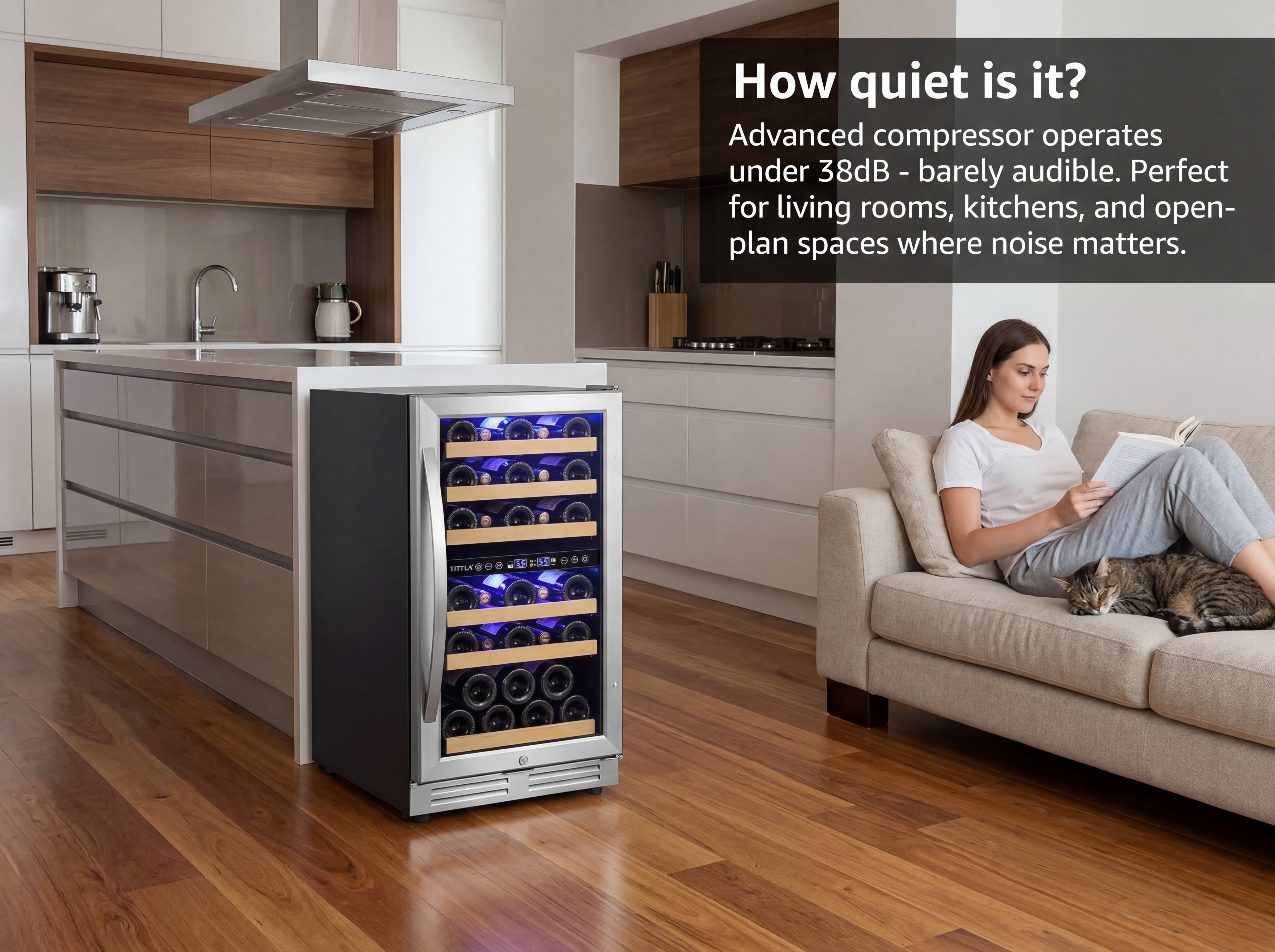 Dual Zone Wine Cooler | Built-in | Tylza