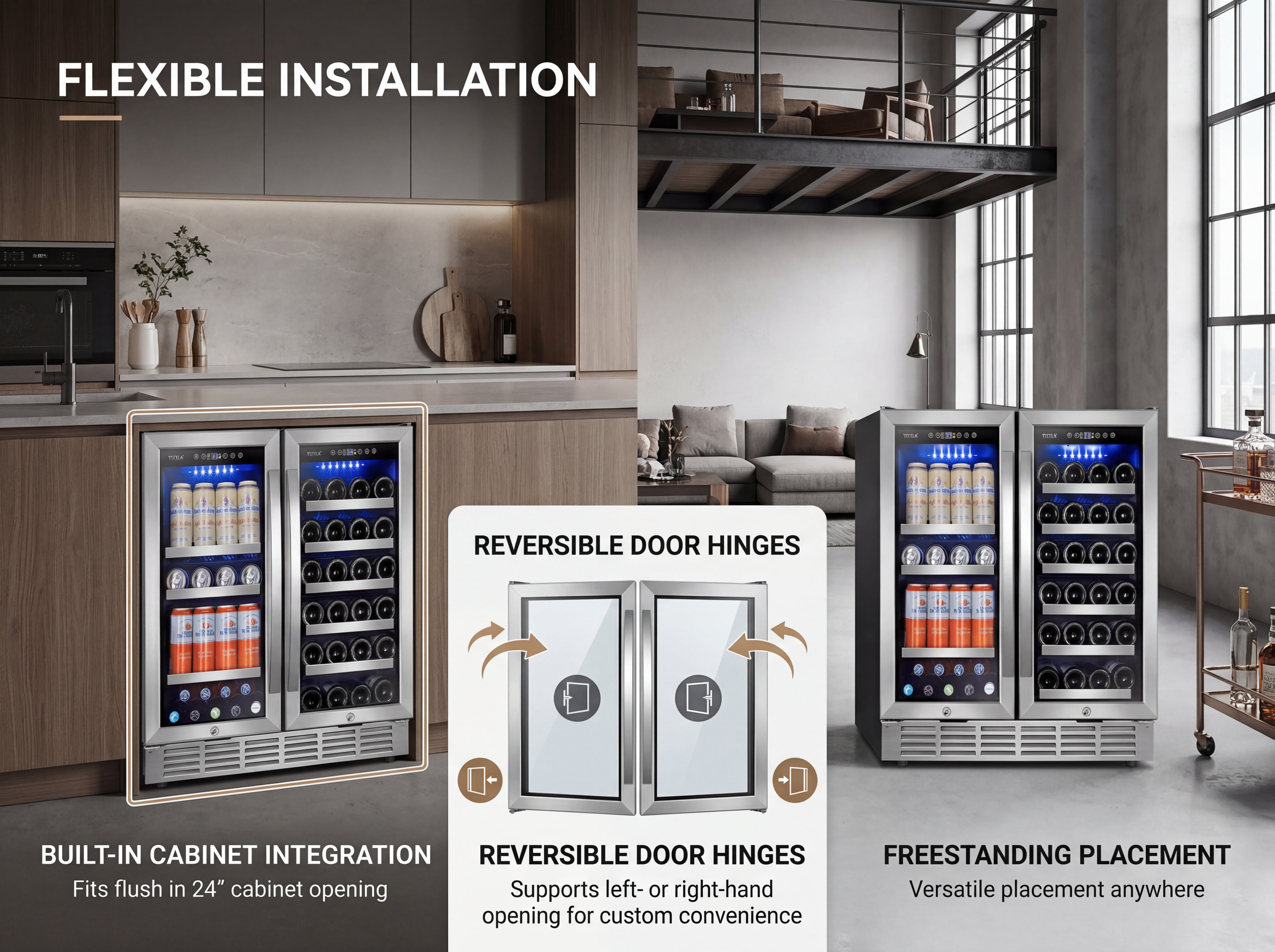 Beverage Refrigerator | 80-Can | Tylza