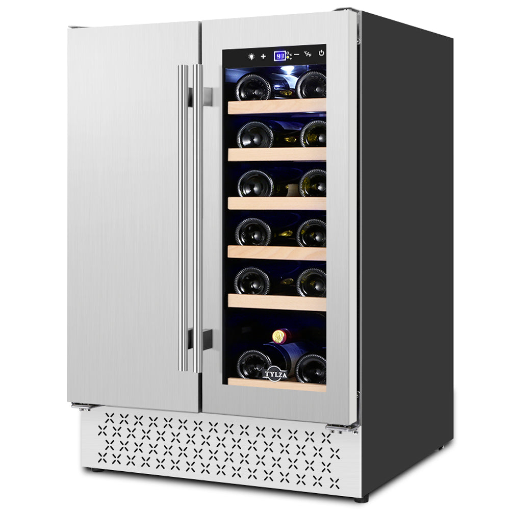 24" Undercounter French Door Wine and Beverage Fridges