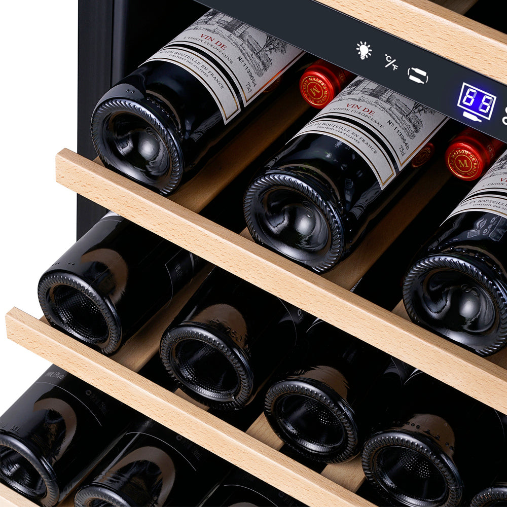 24 Inch Built-in 46 Bottle Dual Zone Wine Cooler