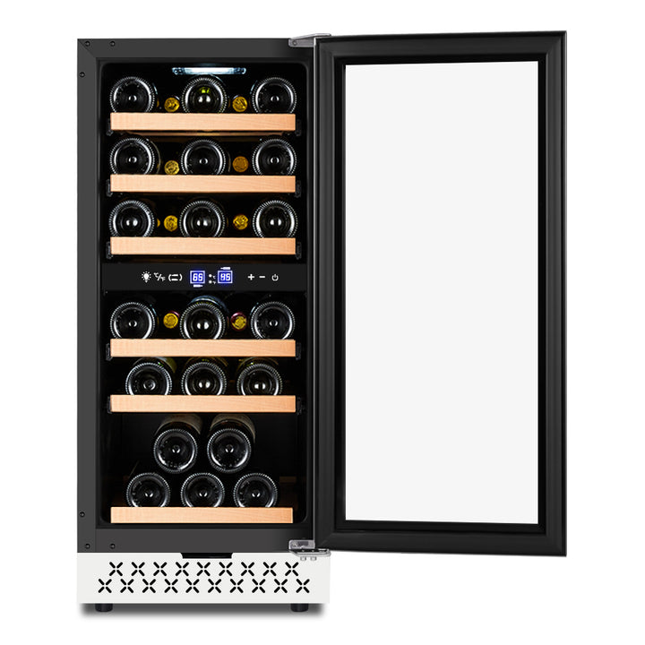 15" Built-in 30 Bottle Dual Zone Wine Coolers