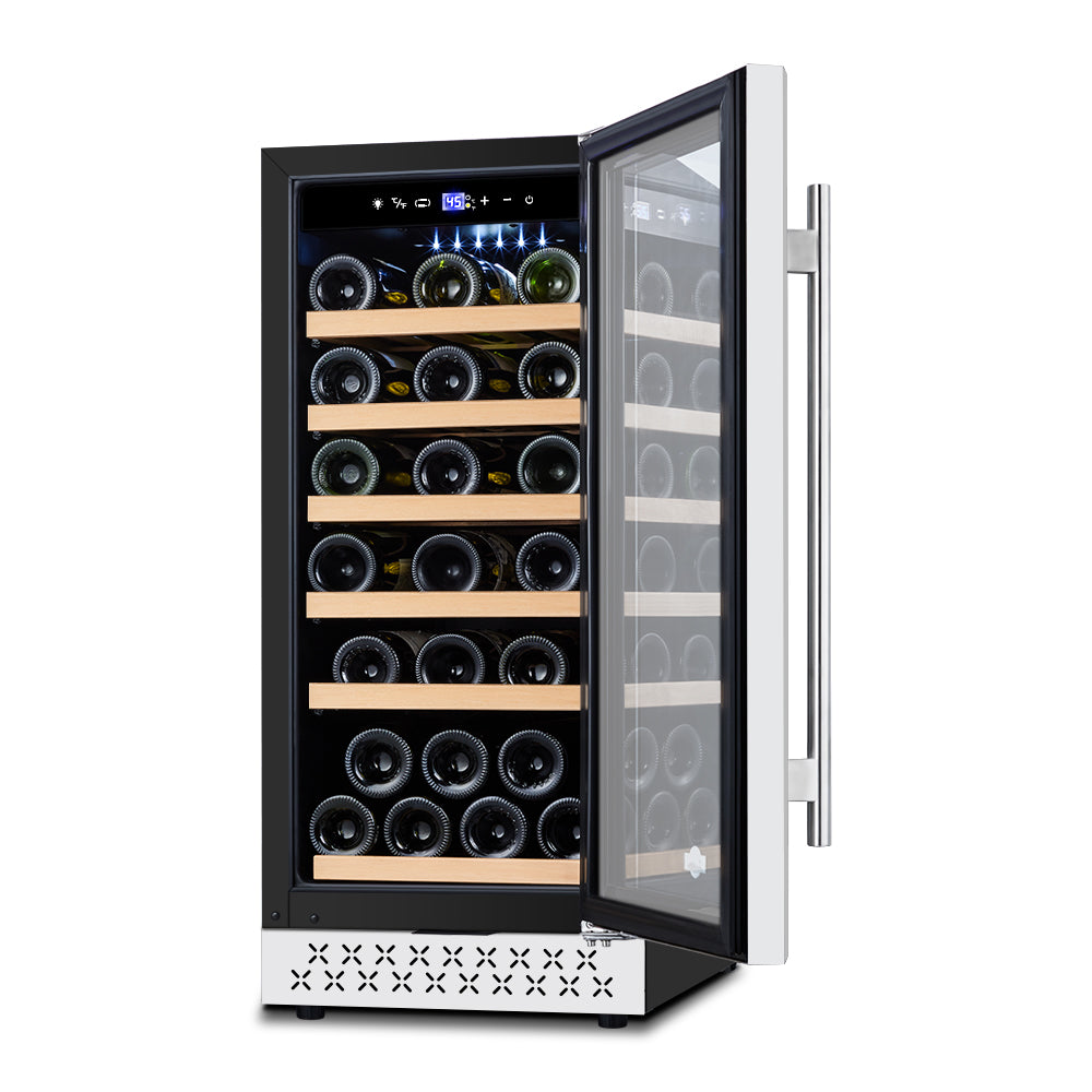 15" Built-in 30 Bottle Single Zone Wine Coolers