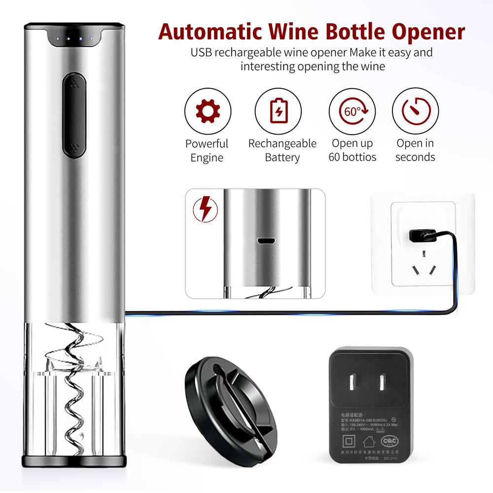 Tylza Electric Wine Bottle Opener 5 Kit