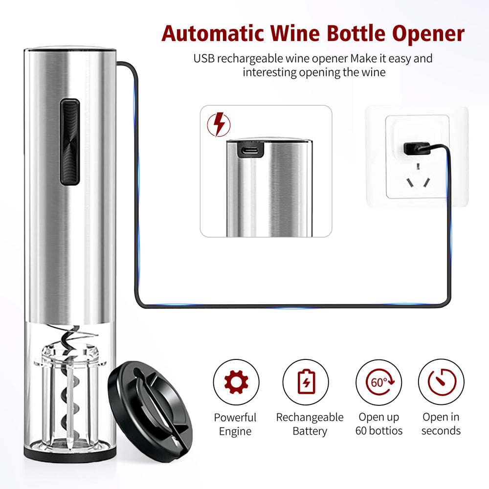 Tylza Electric Wine Bottle Opener 4 Kit