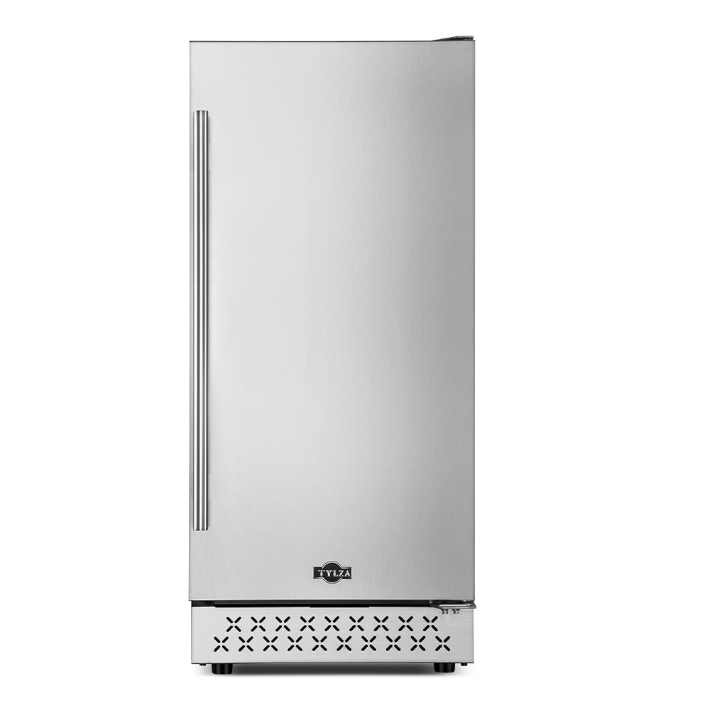 15" Built-in 130 Can Stainless Steel Door Beverage Fridge